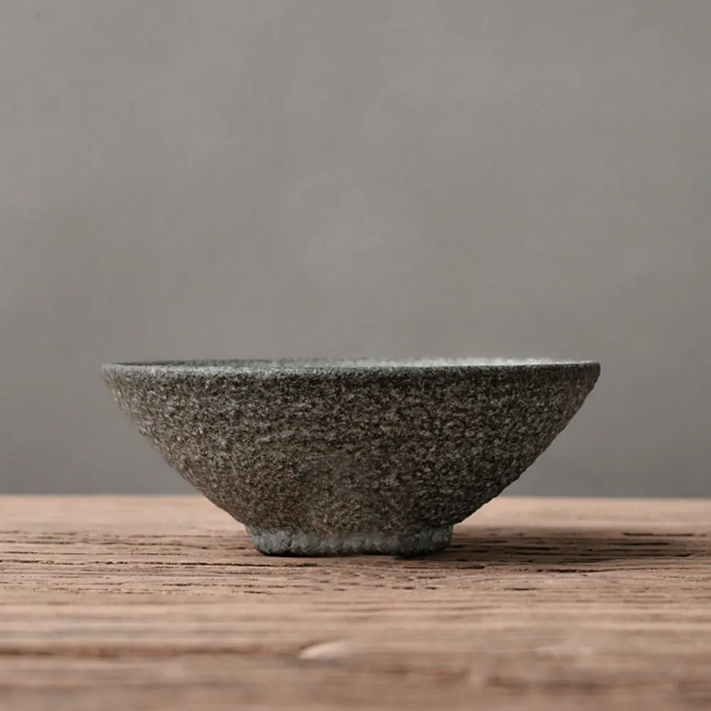 Ручной работы широкополая Granodiorite Камень Gongfu Чай чашка для церемонии 60 мл|tea stone|stone