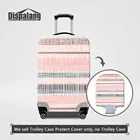 Чехол Dispalang из спандекса для костюма 18-30 дюймов Чехол на колесиках полосатый Дорожный чемодан пылезащитный чехол для багажа