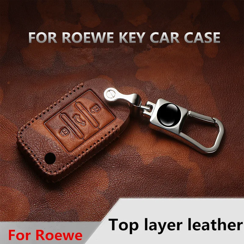 Чехол для ключей из натуральной кожи ROEWE RX5 2016 2017 2018 2019 MG ZS 3 чехол с кнопками