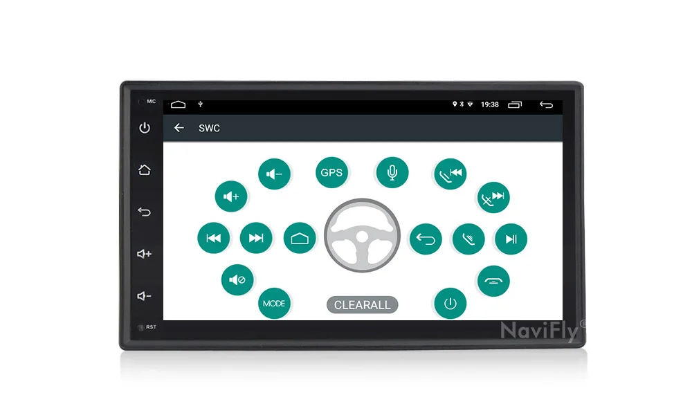 NaviFly 32G rom Android 9,1 автомобильный fm-радио USB кассета для Nissan Toyota peugeot KIA Автомобильный мультимедийный с wifi 4G SWC RDS BT DVR