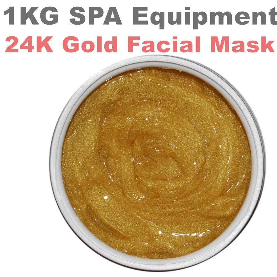 1KG 24k Gold Facial Mask Whitening Moisturizing Anti-wrinkle Mask Hospital Equipment 1000g Beauty Salon Products