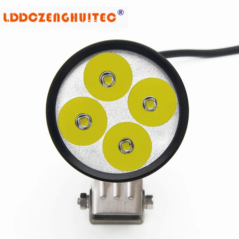 LDDCZENGHUITEC 2 шт. Светодиодный точечный светильник для мотоцикла 30 Вт 6000LM 4U2