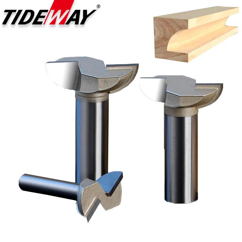 Tideway 1 шт. 1/2 хвостовик деревообрабатывающий ящик фрезы ЧПУ Инструмент ручка гвоздь-образный фрезы для дерева Вольфрам Концевая фреза