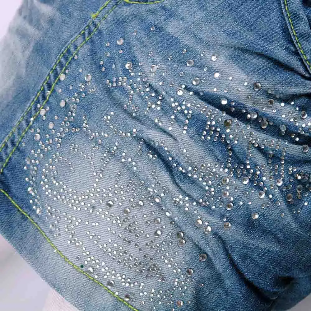 Женская джинсовая юбка облегающая с блестками и пуговицами|girl blue skirt|skirt girldenim skirt