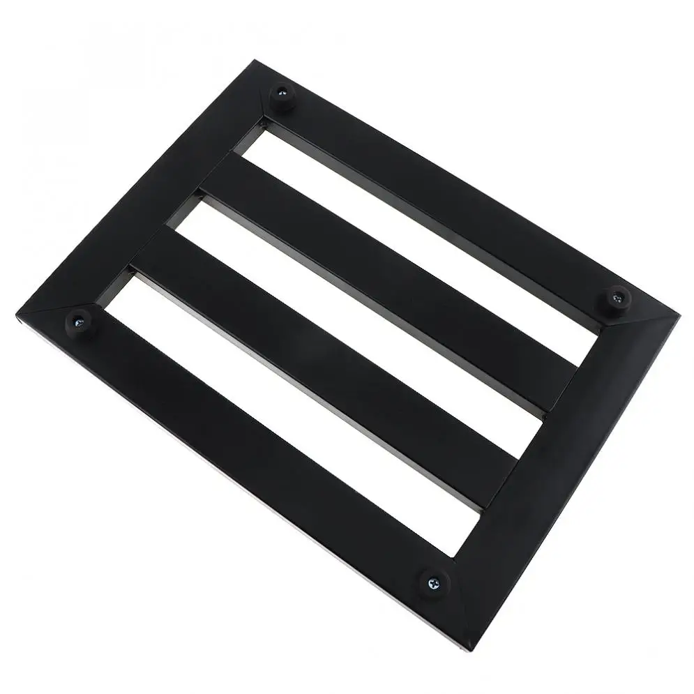 

37 x 27cm Wear-resistant Guitar Pedal Board Setup Style DIY Guitar Effect Pedalboard with Installation Accessories