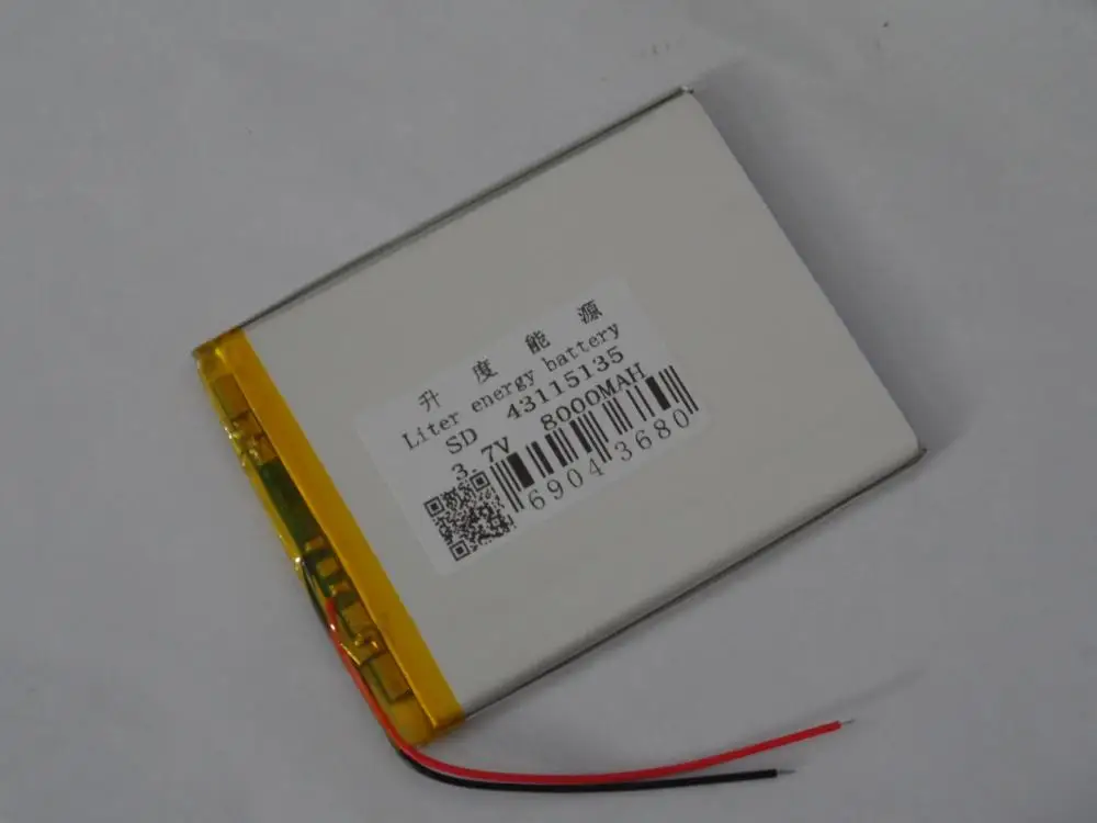 3.7v 8000mAh large capacity battery 43115135 MID Tablet PC |