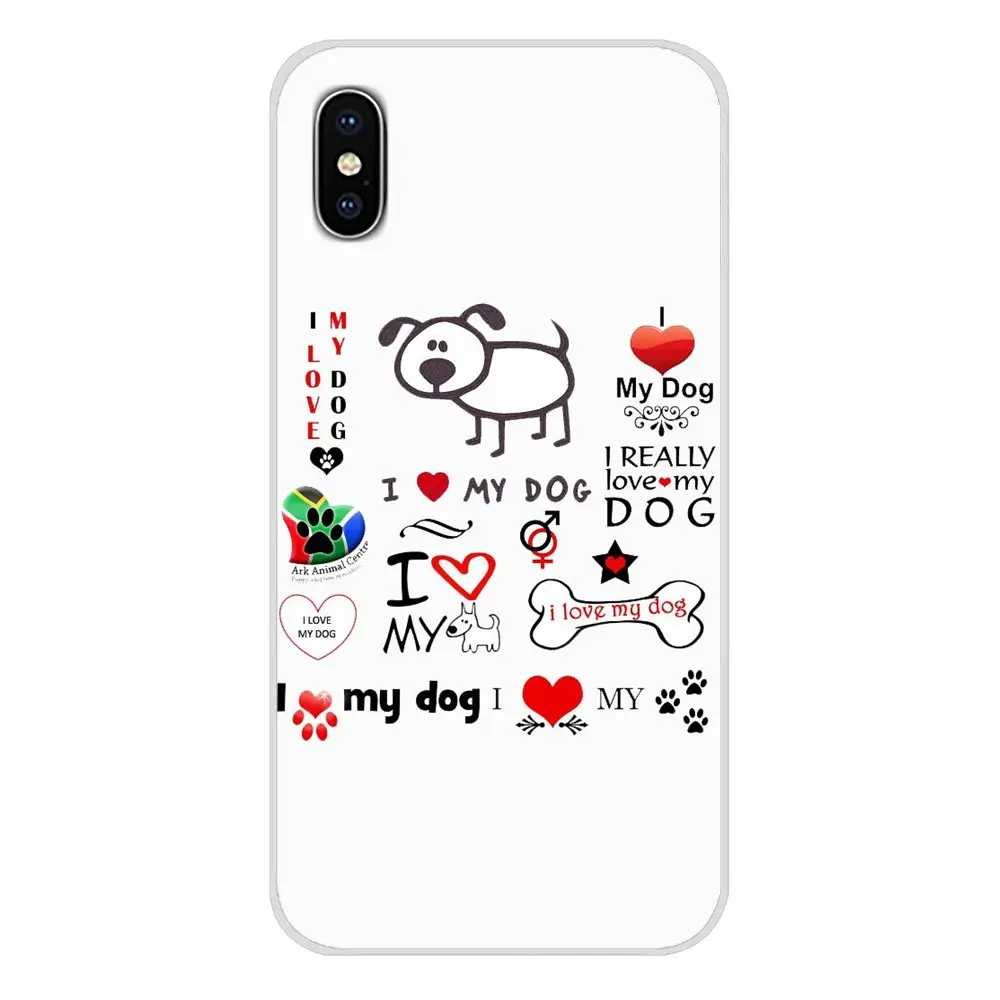 Аксессуары чехлы для телефонов Чехлы Huawei Mate Honor 4C 5C 5X 6X 7 7A 7C 8 9 10 8C 8X 20 Lite Pro I Love My Yorkie