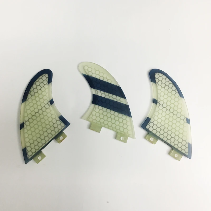Surf FCS Fin Fiber K2.1 сотовый плавник белого и черного цвета для серфинга плавники из