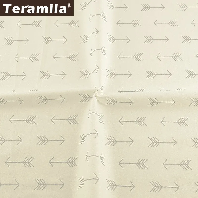 Teramila напечатанные стрелки 100% хлопок саржевая ткань метры Algodon DIY Одежда Tecido