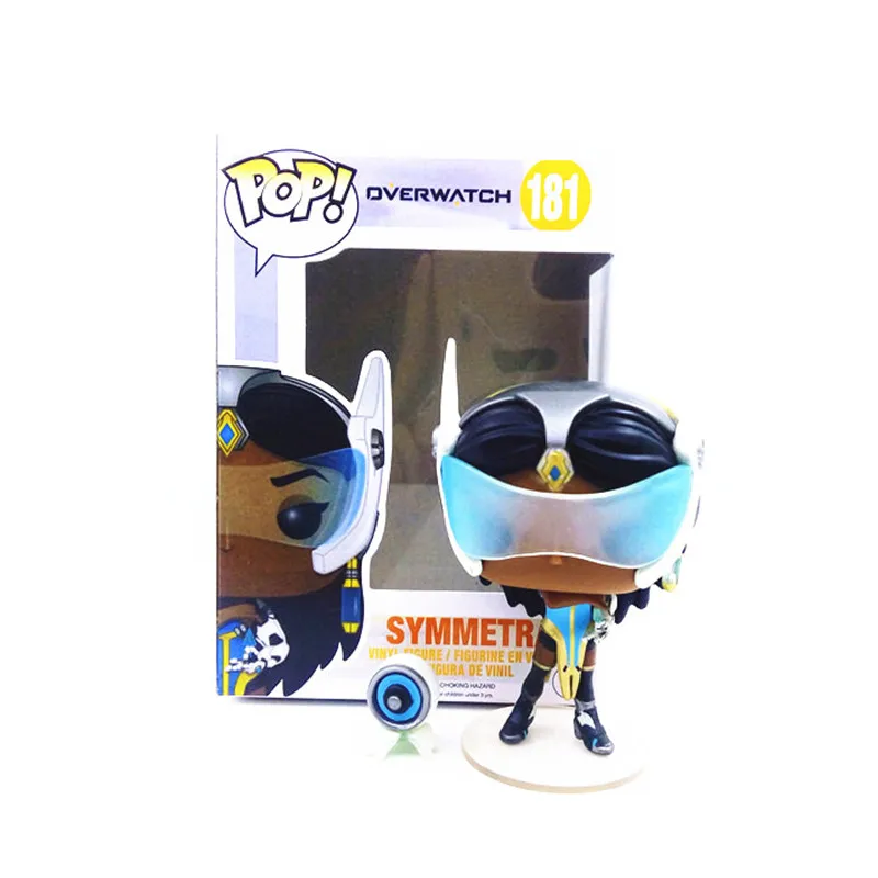 With box-181 Funko Pop Hot Game OW Rye Pioneer Vanguard#93 жнец смерти#92 Tracer#97 Winston Widowmaker Soldiers может Модель фигурка игрушка подарок - Цвет: With box-181