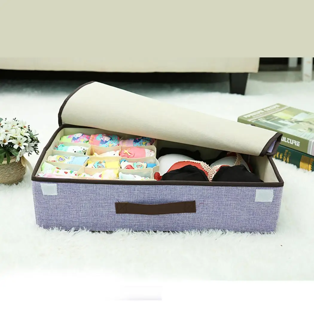 Складной органайзер для нижнего белья Ящик Контейнер бюстгальтер ящик хранения