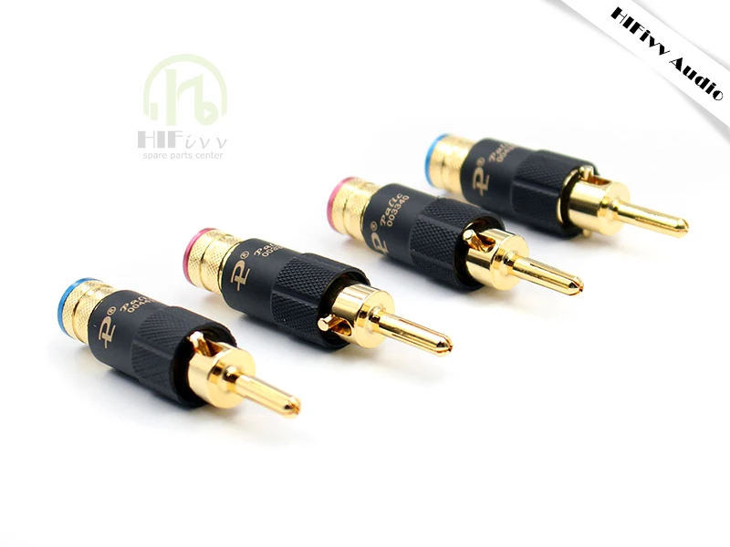 Hifivv аудио hifi динамик разъем PAILic HIFI банан высокой чистоты медь 100%|Усилители