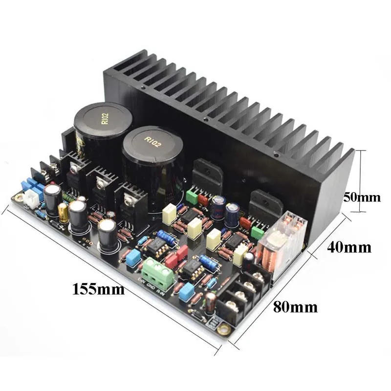 Качество LM3886 JRC5534DD OP07 Максимальная выходная мощность 2x68 Вт HIFI Музыка Аудио diy