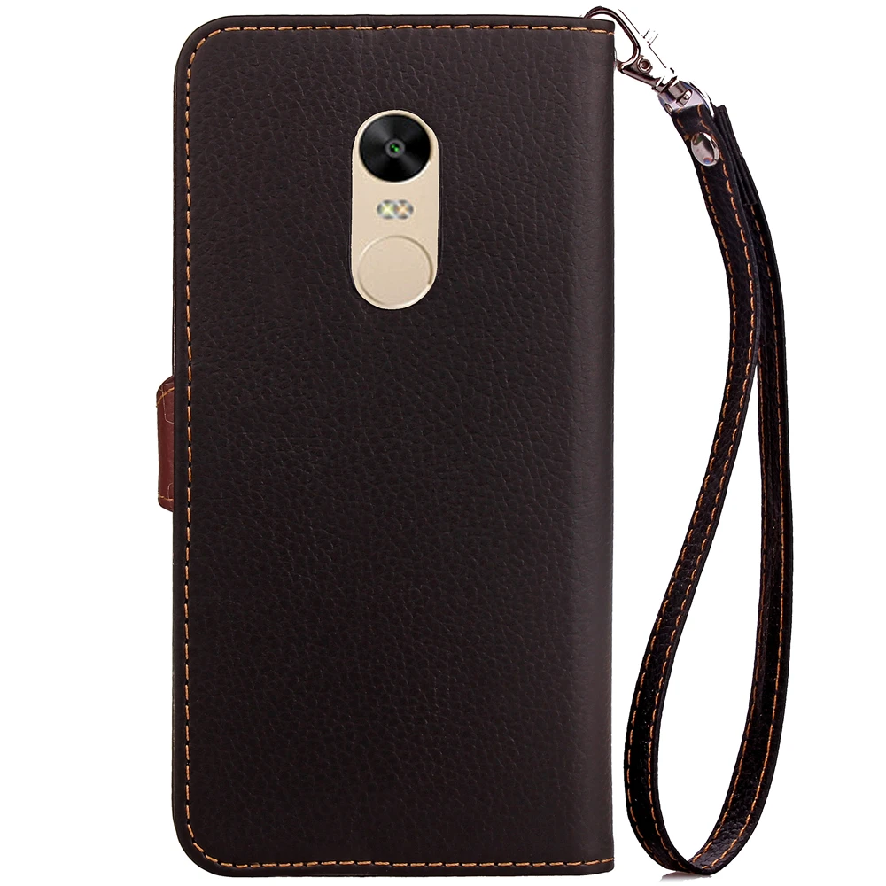 Leaf Case for Xiaomi Redmi Note 4 Red mi Note4 Flip Wallet Phone Leather Cover Xiao Mi 5.5" | Мобильные телефоны и