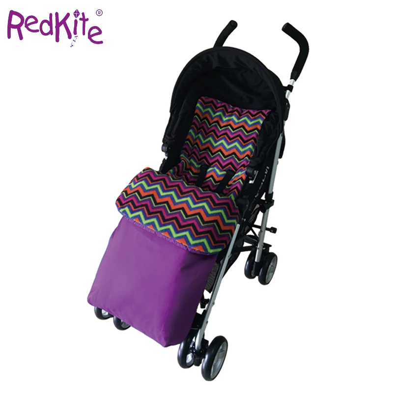 Purple ripple Муфта для ног для детской коляски, универсальные водонепроницаемые носки, подушка для сиденья и уплотненная мягкая накидка для ног, аксессуары для коляски - Цвет: Purple ripple