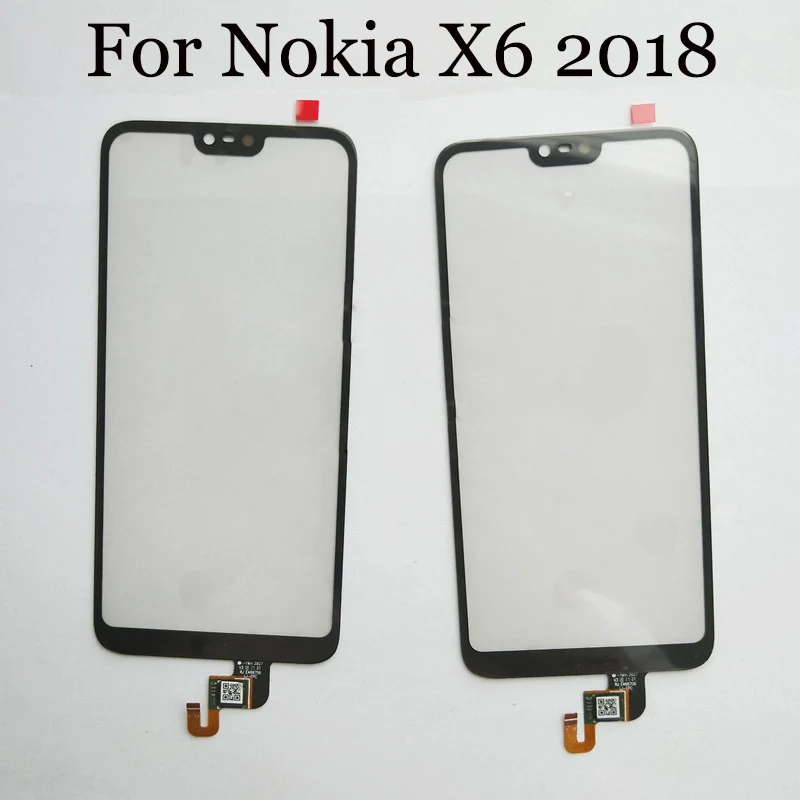 A + качественный сенсорный экран для Nokia X6 2018 дигитайзер Датчик X 6 NokiaX6 стеклянная