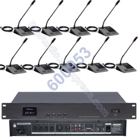 micwl pro discussing 1 chairman 14 delegate classical mic meeting room wired conference system max 255 unit