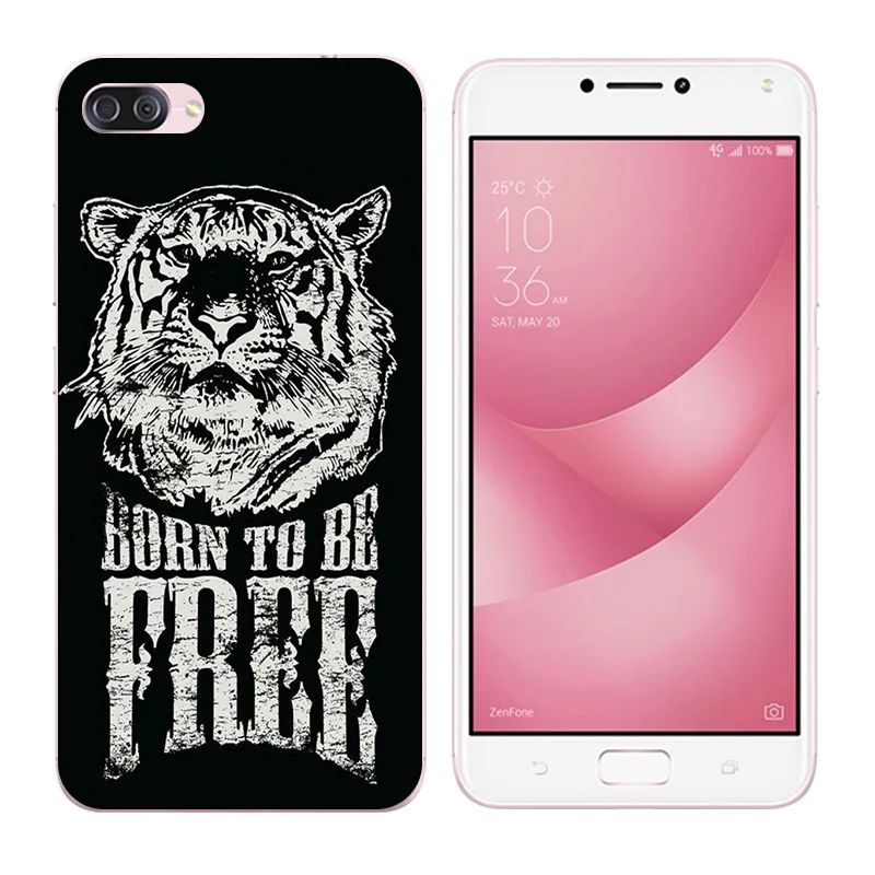 Silicone Cases For Asus Zenfone 4 Max ZC520KL 5.2&quot DIY Soft TPU Back Cover Billow Printing |
