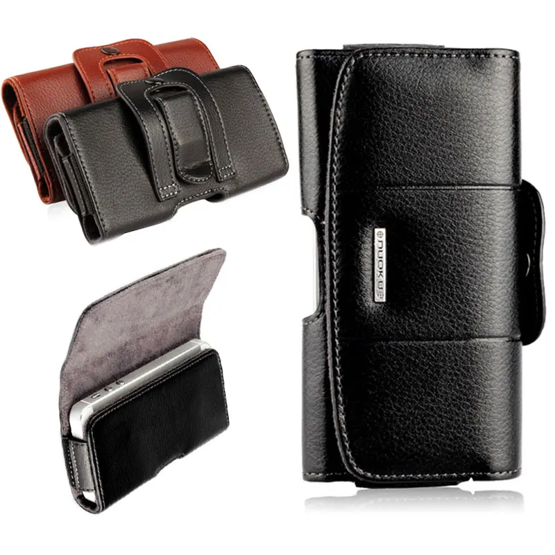 

Belt Clip Holster Leather Mobile Phone Cases Pouch For iPhone 7 6 6S plus Cell Phone Cover Bag for iPhoneX XR XS Max Cover
