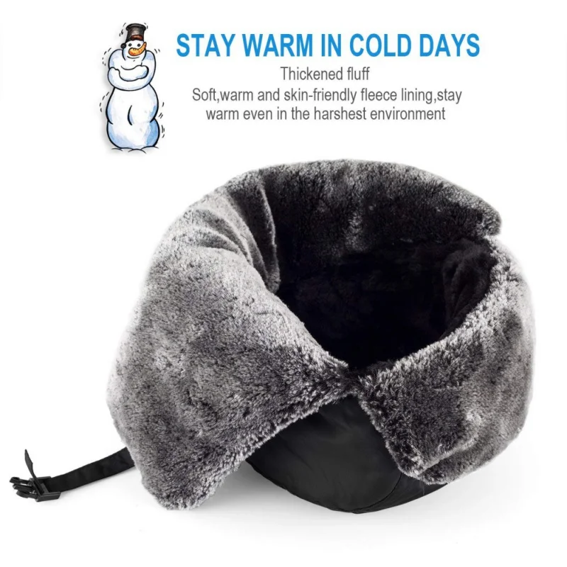 Шапки бомберы для мужчин и женщин уличная охота Русская Шапка бомбер теплая