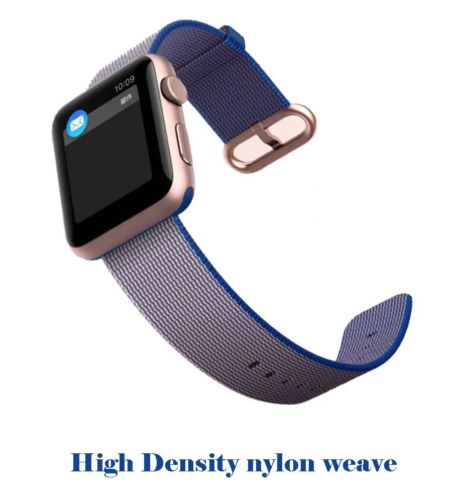 Ремешок UTHAI A01 для Apple Watch Series 3/2/1 38 мм 42 мм нейлоновый мягкий дышащий сменный ремешок Спортивная петля для Iwatch Series 4 40 м
