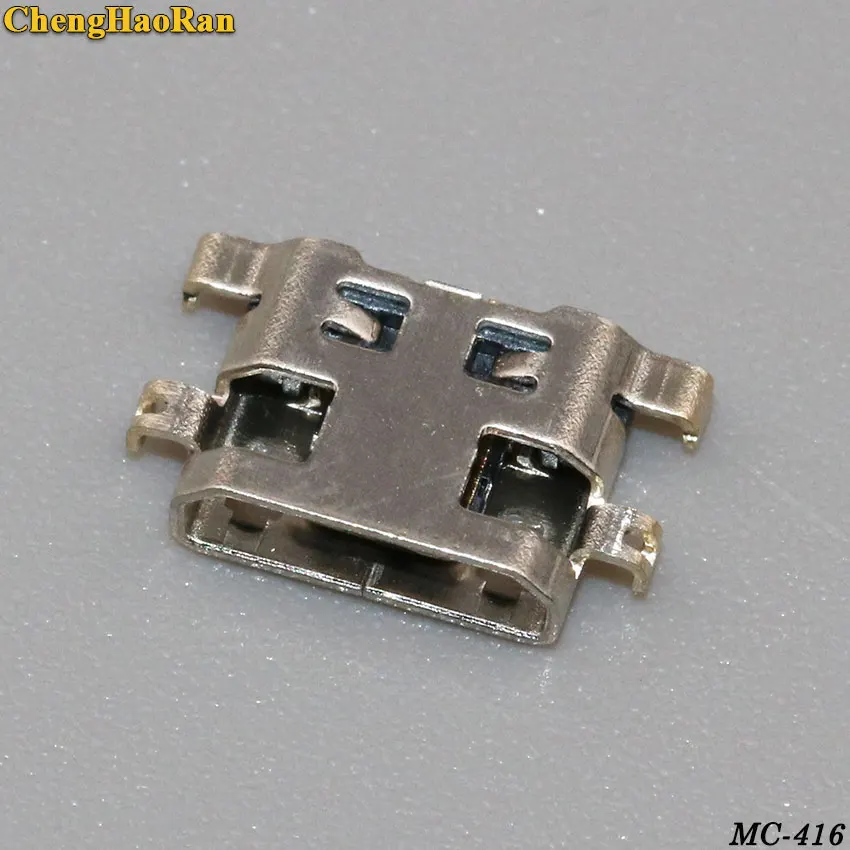 ChengHaoRan 50 шт. разъем Micro USB 5pin задняя Тяжелая пластина 1 2 мм плоский рот женский