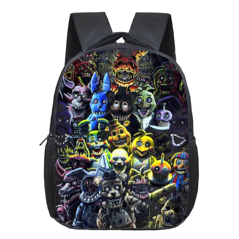 Рюкзак Five Nights At Freddys, детские школьные сумки, детский рюкзак Fnaf, сумка для детского сада, рюкзаки с медведем Freddy Fazbear - Цвет: 12FLD10