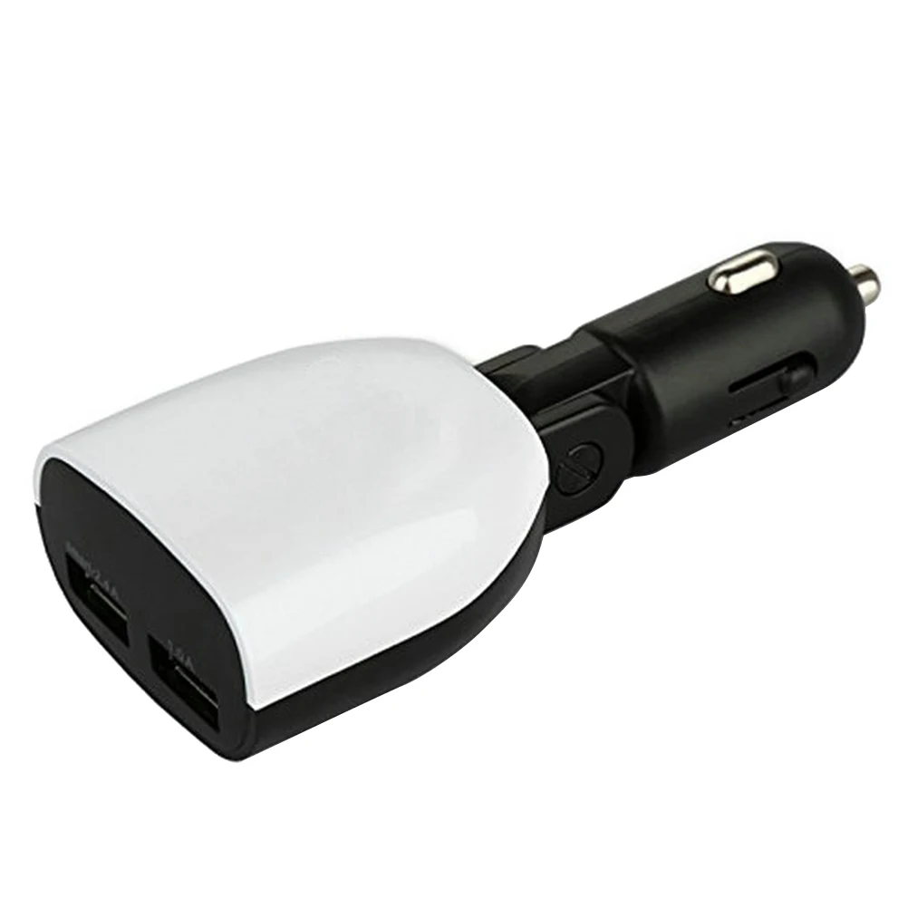 Автомобильное зарядное устройство с двумя Usb разъемами 3 4 А светодиодный