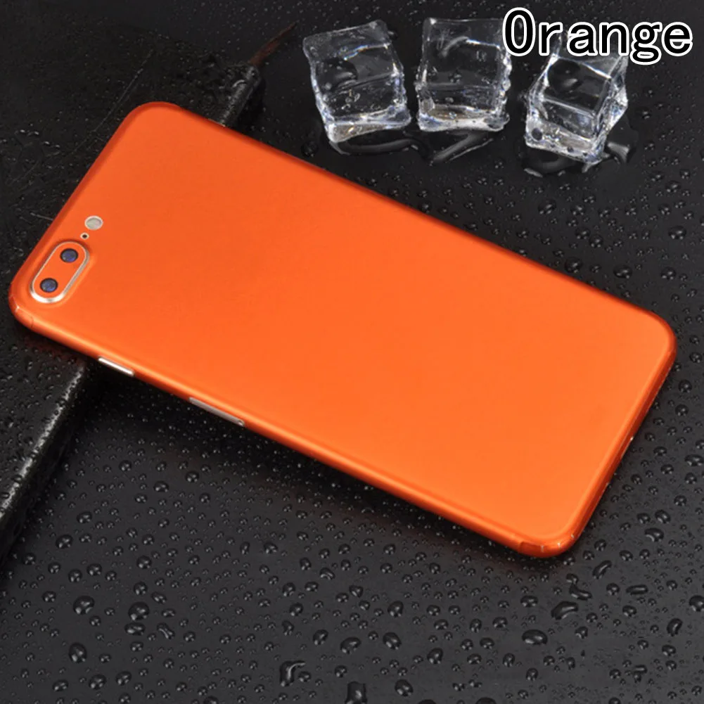 Красная задняя пленка для iPhone 7 7 Plus, тонкая защитная пленка для экрана, цветные наклейки, задняя декоративная пленка
