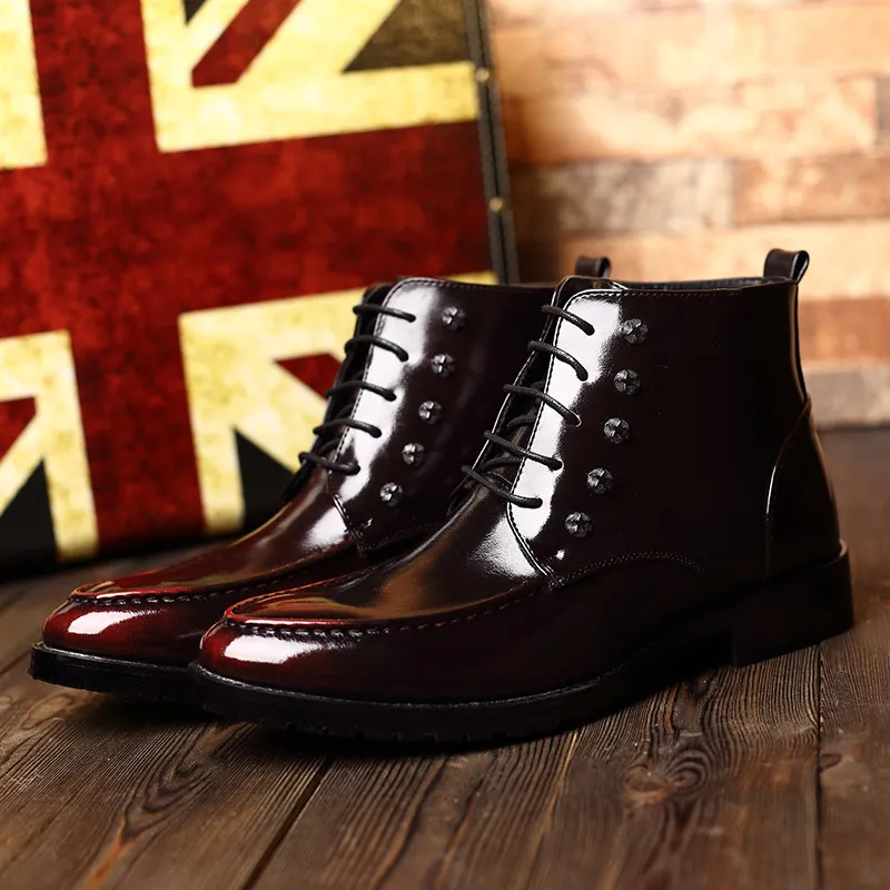 Мужские ботинки Martin повседневные в Корейском стиле с блестками Осень зима 2019| |