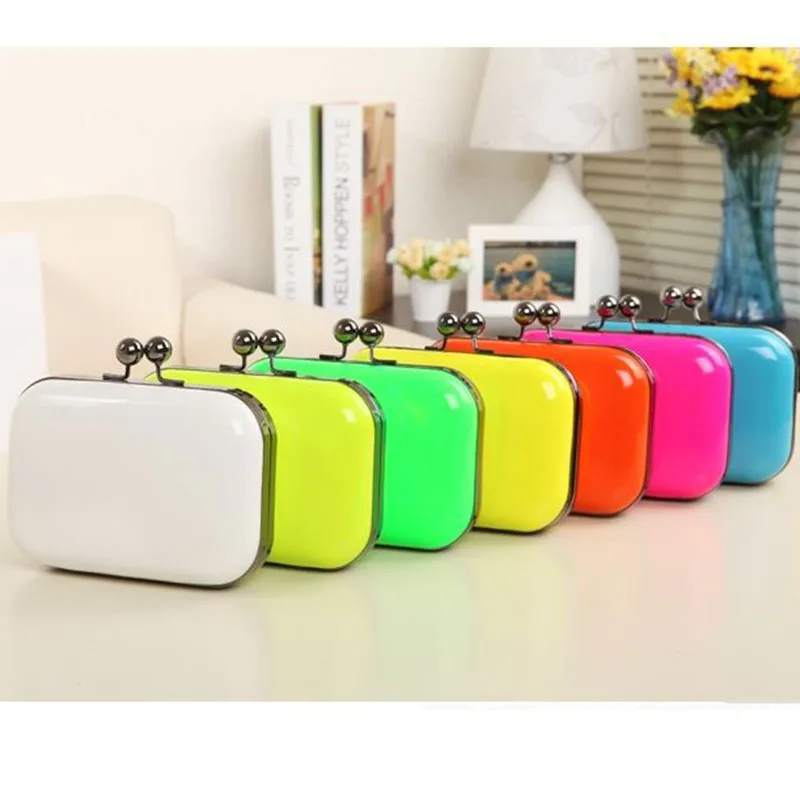 Вечерняя сумочка Леди Партии Женщин Свадьба Блеск Цепь Сцепления Корпус Коробки