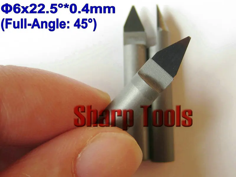 Алмазная фреза с ЧПУ для гравировки камня 6*0 4 мм 45 градусов 3 шт.|tool tools|tools kittool tax |