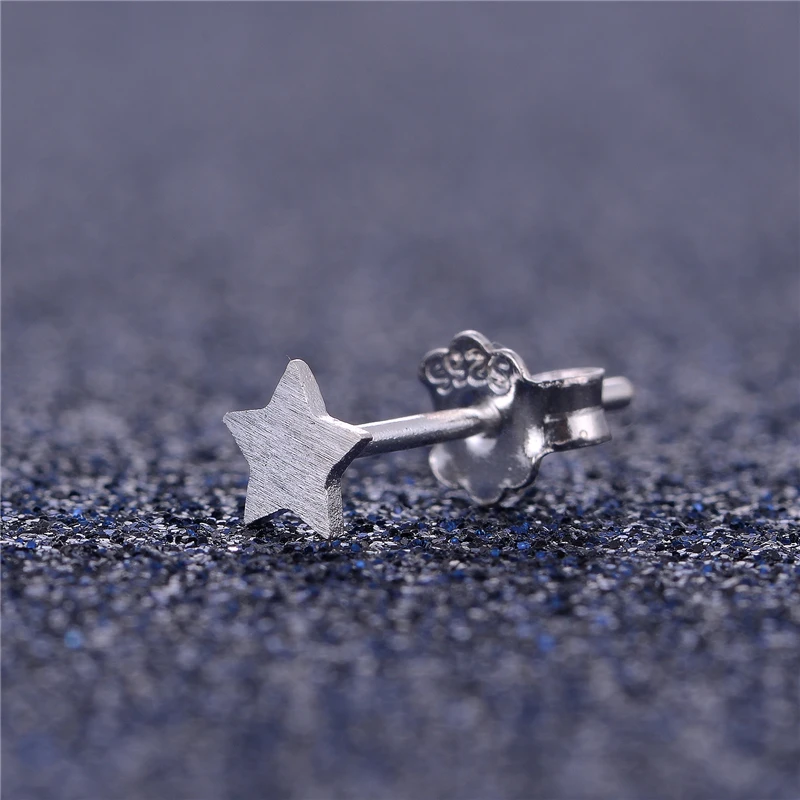 Сегодняшняя сделка недорогие 925 Стерлинговое Серебро-бижутерия серьги-гвоздики