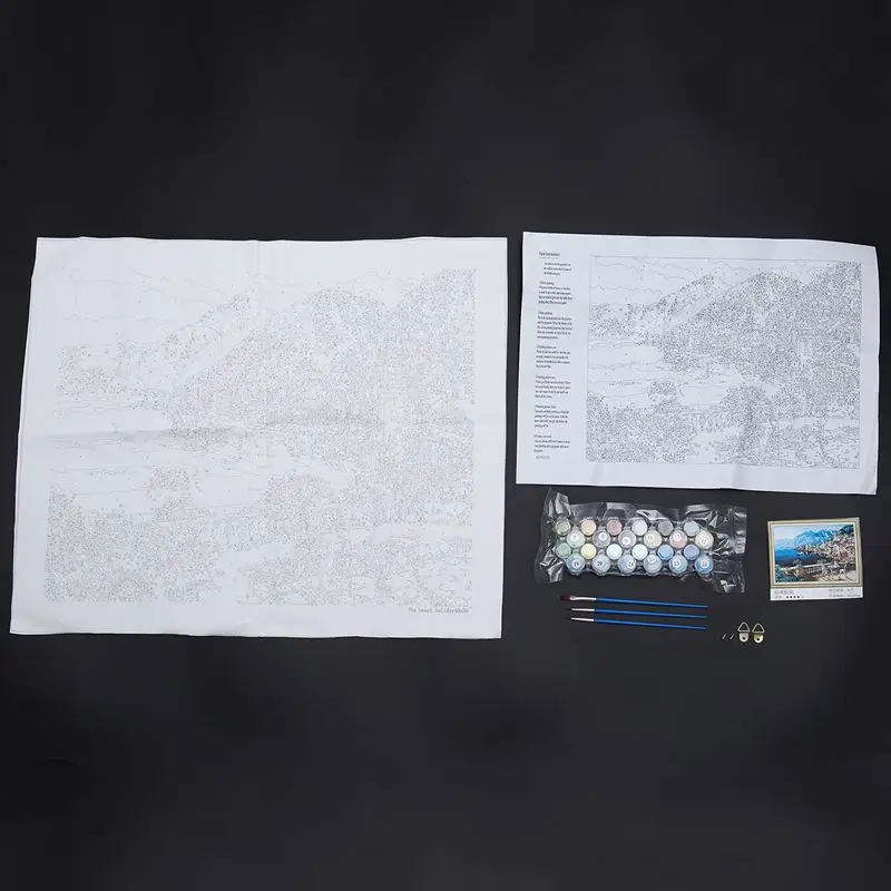 Набор для рисования масляными красками сделай сам набор на холсте вручную