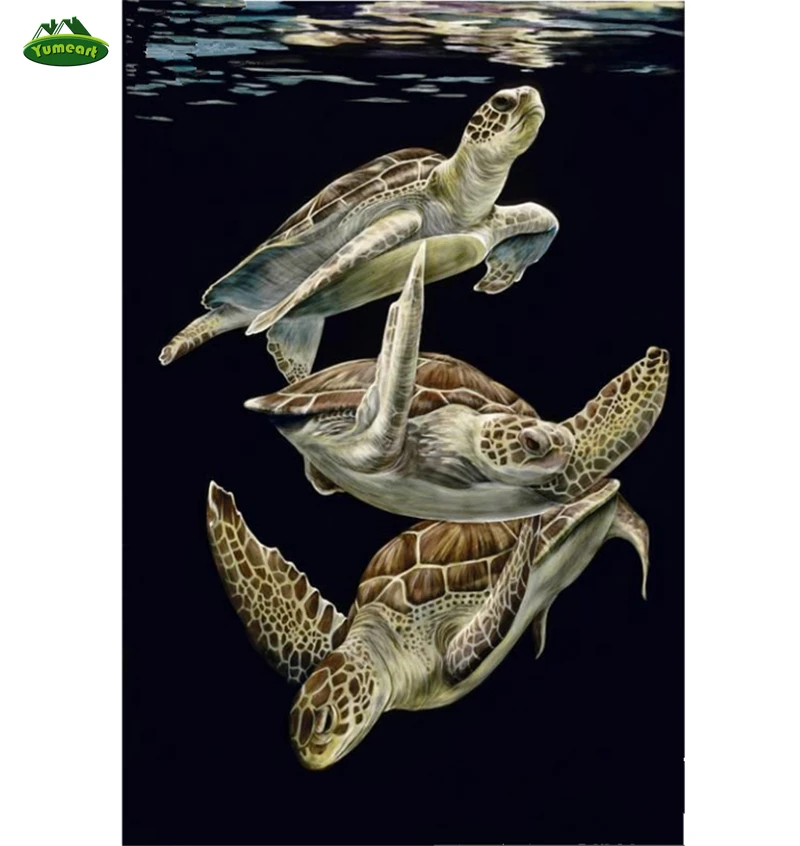 Набор для алмазной вышивки YUMEART 5D с тремя черепами вышивка крестиком мозаика