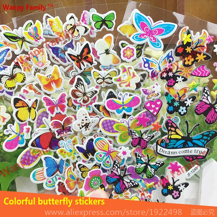 Умные милые наклейки на стену 3D Мультяшные для детской комнаты Декоративные