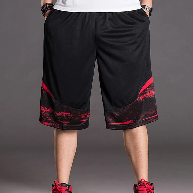 

Men plus size shorts 2021 new summer fashion thin male casual loose shorts knee length teenage boy 3XL 4XL European size