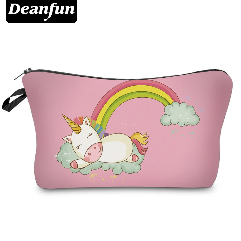Deanfun модные брендовые косметички с единорогом Новая мода 3D принт женский