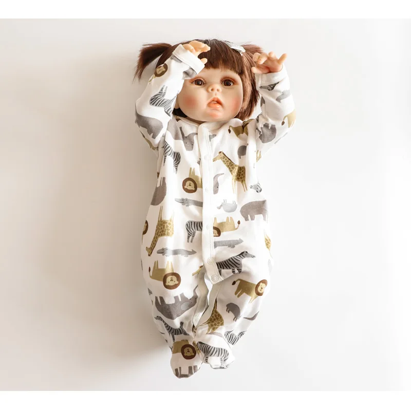 zoo baby clothes От 0 до 3 месяцев, Одежда для новорожденных девочек с кроликом костюм для мальчиков с изображением животных Ползунки для новорожденных девочек, одежда для новорожденных комбинезон с изображением лисы для малышей - Цвет: zoo baby clothes