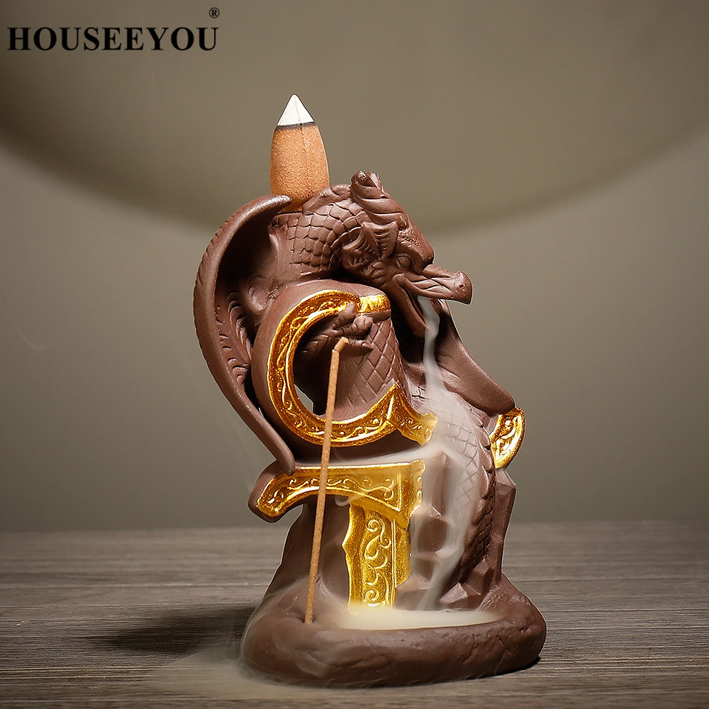 Курильница для ароматерапии подставка благовоний с рисунком дракона птерозавра