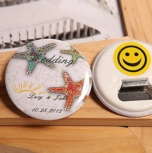 Free Shipping 100 Personalized Wedding Favors And Gifts Wine Opener & Fridge Magnet For Guests Souvenirs|magnet and stainless steel|magnet footmagnet