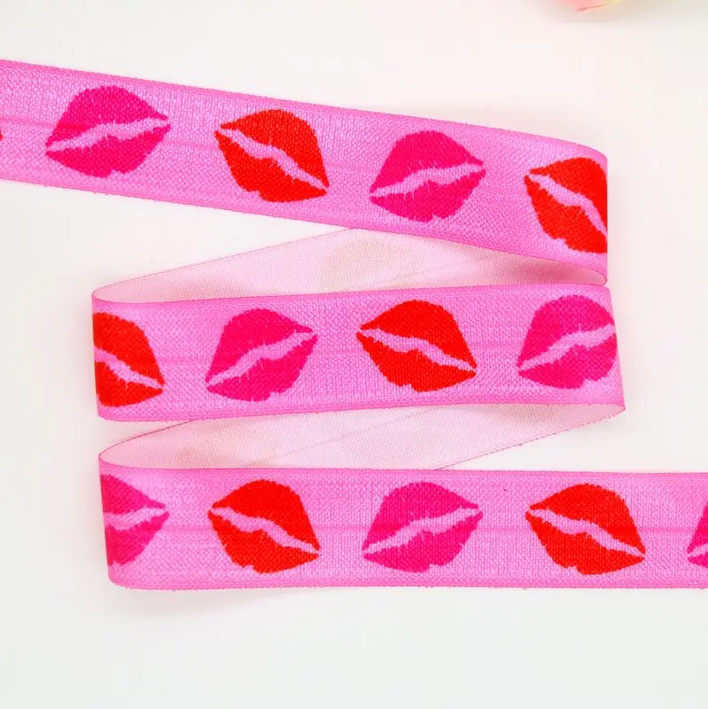 Повязка на голову с принтом Павлин 25 мм|fold elastic|printed foe elasticfoe printed |