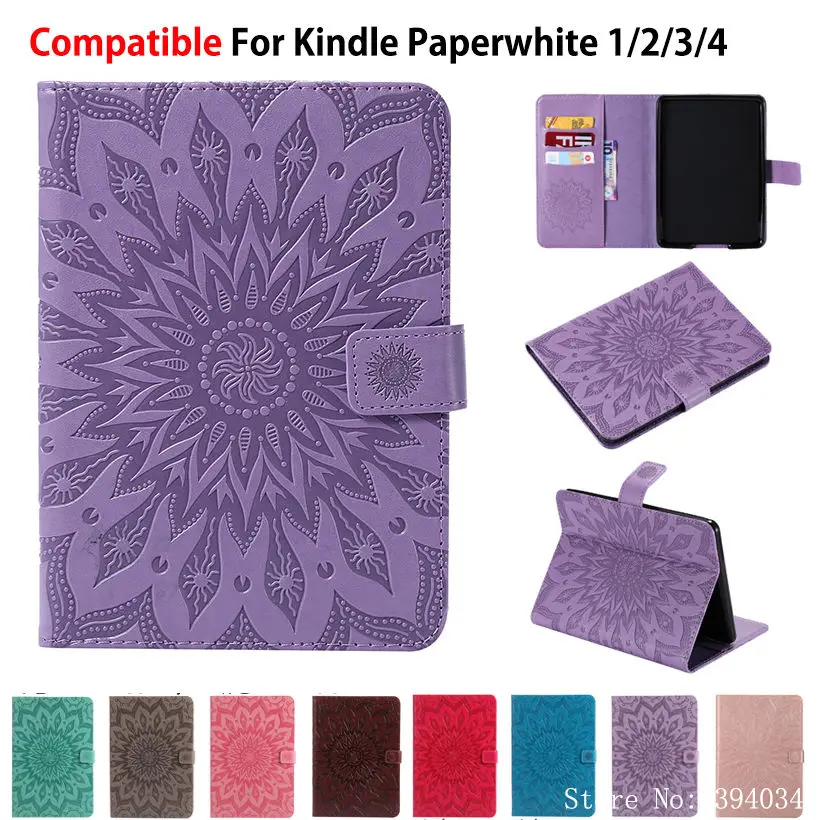 Чехол для Amazon Kindle Paperwhite 1 2 3 4 2015 2017 из искусственной кожи чехол funda kindle paperwhite 2018 Shell |