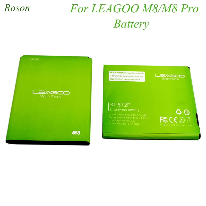 Аккумулятор Roson для Leagoo M8 Pro 3500 мАч 100% Новые запасные части Аксессуары телефона