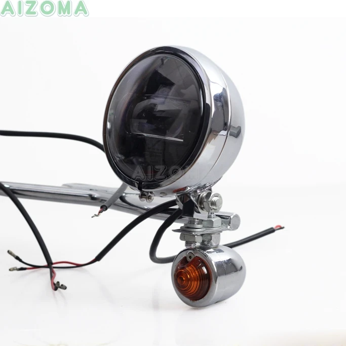 

Motorcycle Turn Signal Driving Passing Spot Fog Lights Running Lamp Bracket Bar For Suzuki Harley Touring Glide Dyna Street Bob