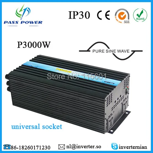 Free Shipping CE RoHs Off Grid DC 12V 24V 48V AC 220V 230V 240V 110V 100V 120V Pure Sine Wave Solar 3000 Watt Inverter Price Free Shipping CE RoHs Off Grid DC 12V 24V 48V AC 220V 230V 240V 110V 100V 120V Pure Sine Wave Solar 3000 Watt Inverter Price
