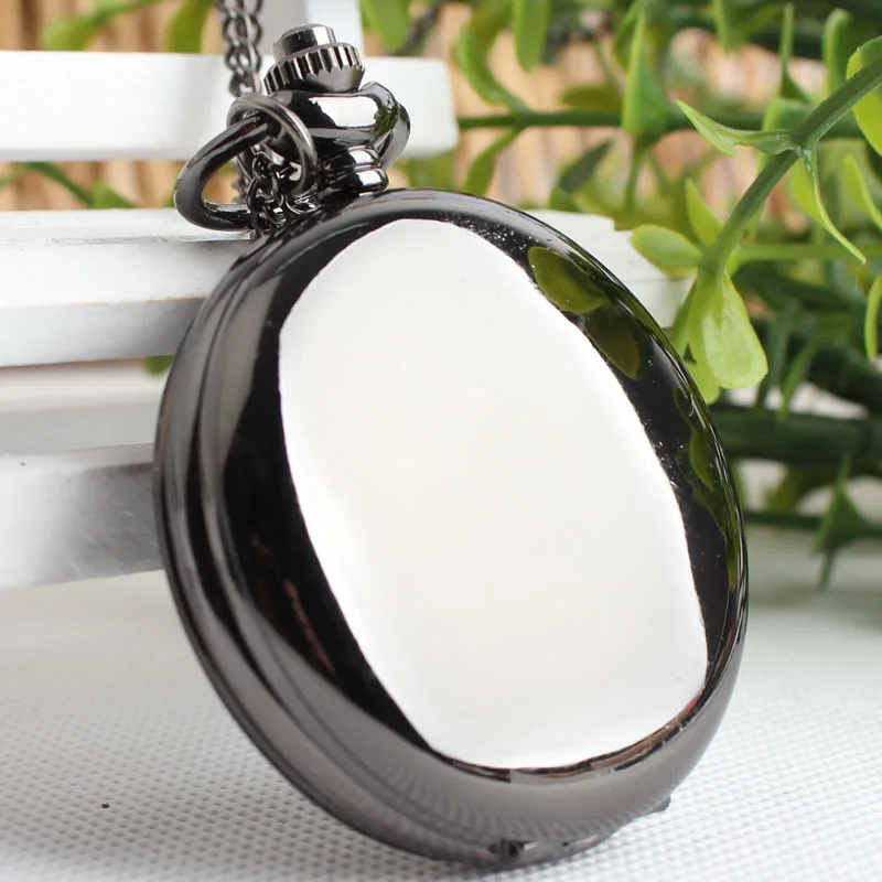 Большой ретро моды подлинной глянцевый кварцевые карманные часы классический