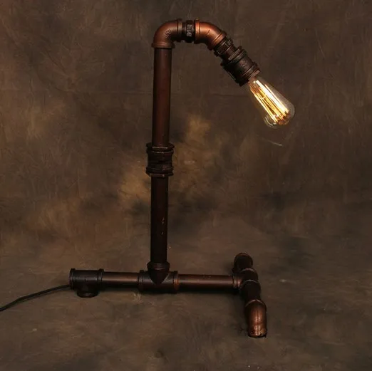 Железная фурнитура винтажный напольный светильник в стиле ретро деко лофт с