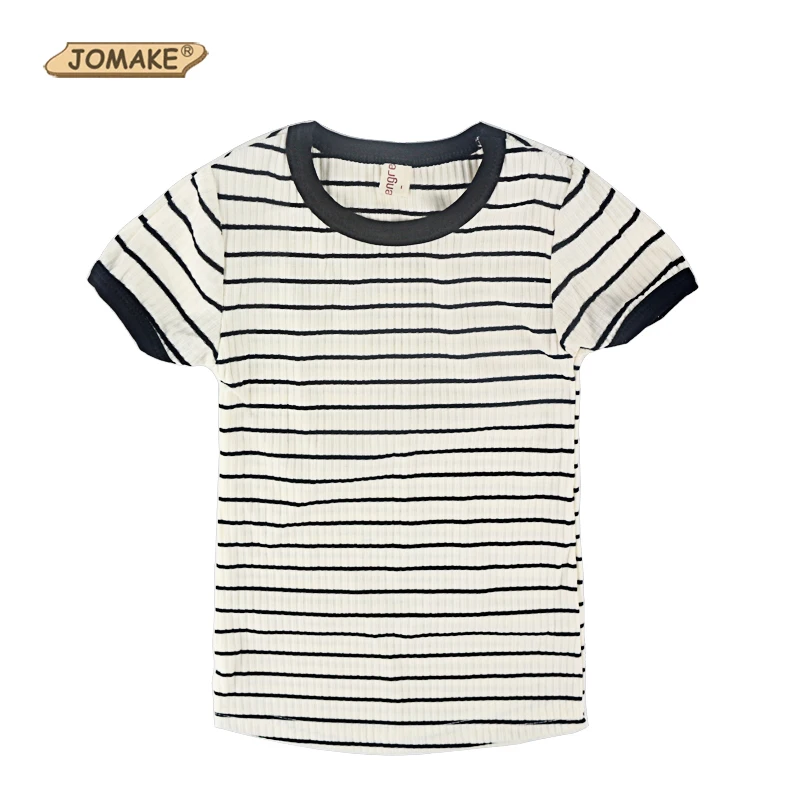 Футболка для девочек Лето 2018 г. Лидер продаж классические обтягивающие футболки