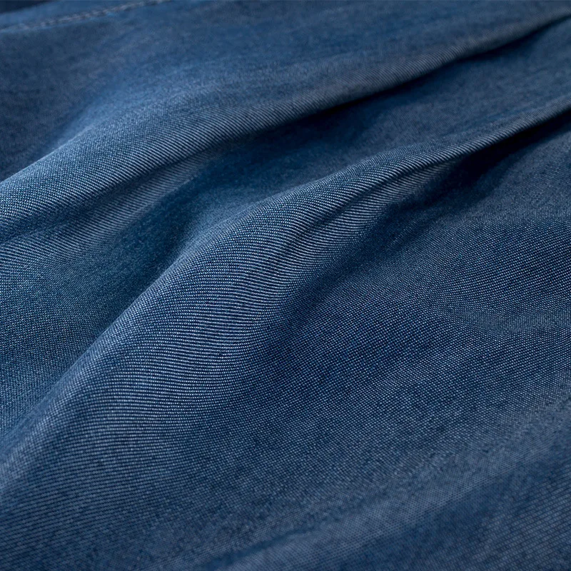 Джинсы женские укороченные с эластичным поясом повседневные хлопковые